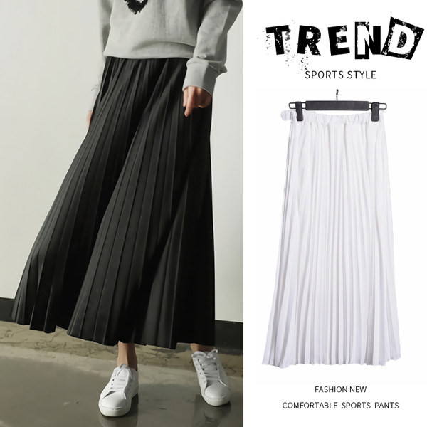 Модерна  плисирана пола за бременни