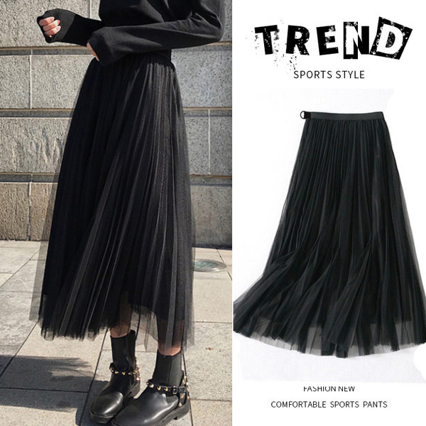 Дълга пола за бременни - два модела