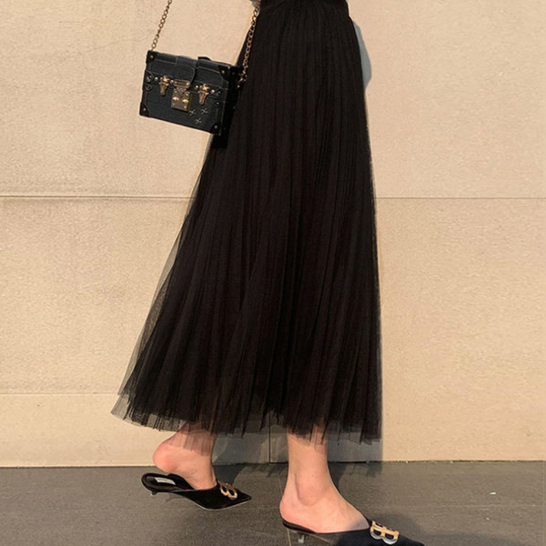 Дълга пола за бременни - два модела