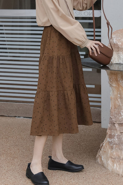 Ежедневна пола за бременни с висока талия 