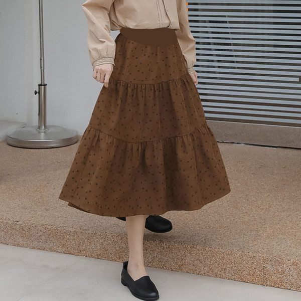 Ежедневна пола за бременни с висока талия 