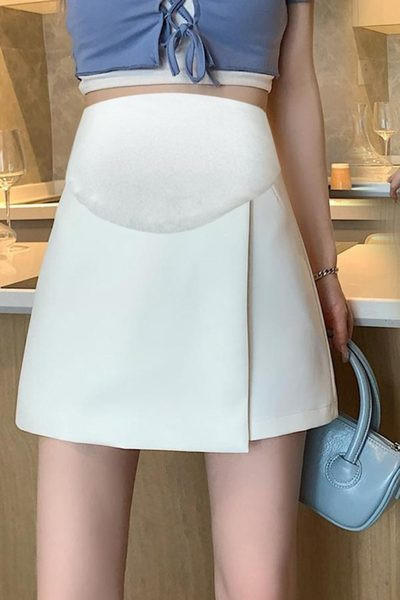 Kratka moderna trudnička suknja visokog struka