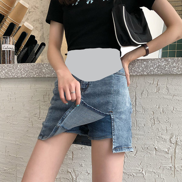 Ležerna trudnička traper suknja