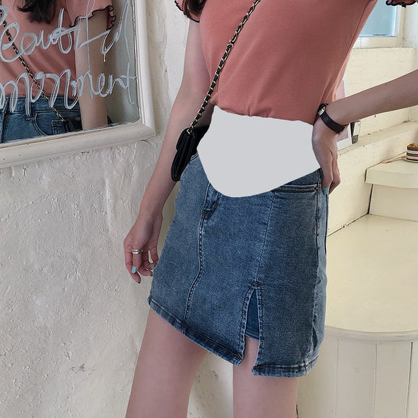 Ležerna trudnička traper suknja