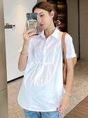 Νέο μοντέλο γυναικείο πουκάμισο εγκυμοσύνης - κοντό ή μακρυμάνικο