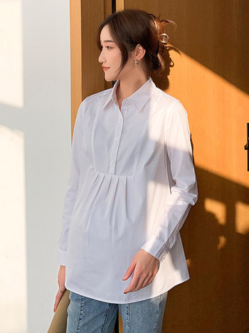 Νέο μοντέλο γυναικείο πουκάμισο εγκυμοσύνης - κοντό ή μακρυμάνικο