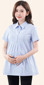 Laisvalaikio moteriški marškinėliai nėščiosioms