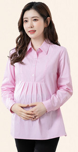 Šiuolaikiški medvilniniai marškinėliai nėščiosioms trumpomis ir ilgomis rankovėmis