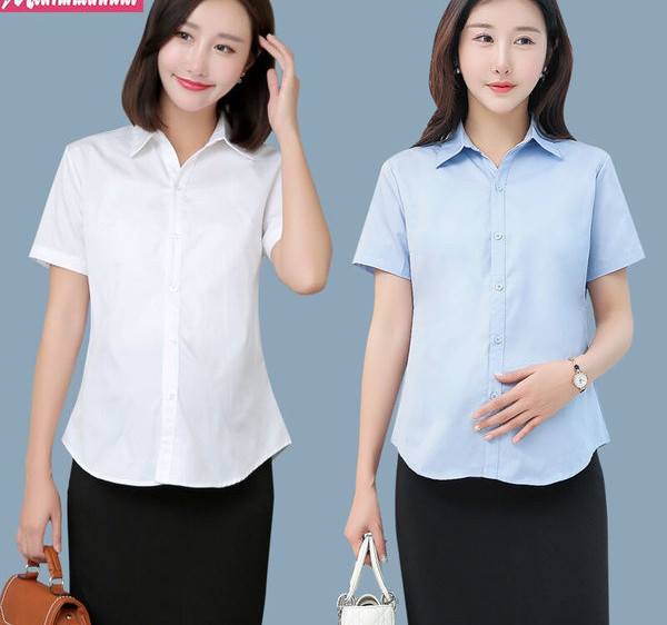 Πουκάμισο εγκυμοσύνης κλασικό μοντέλου - με κοντό ή μακρύ μανίκι