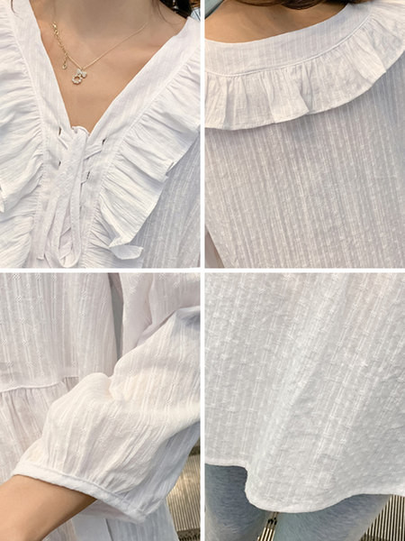 Γυναικείο πουκάμισο εγκυμοσύνης με V λαιμόκοψη