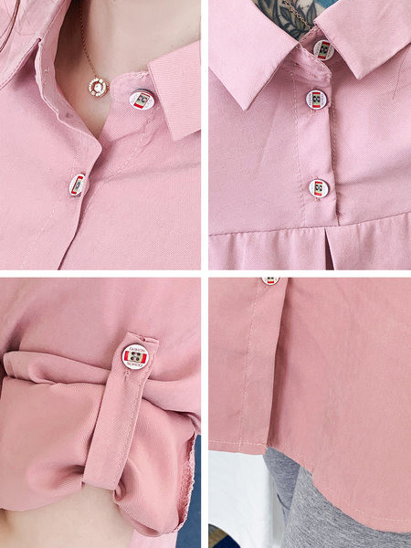 Широка пролетна  риза за бременни