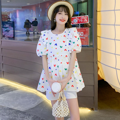 Καλοκαιρινό κοντομάνικο πουκάμισο εγκυμοσύνης