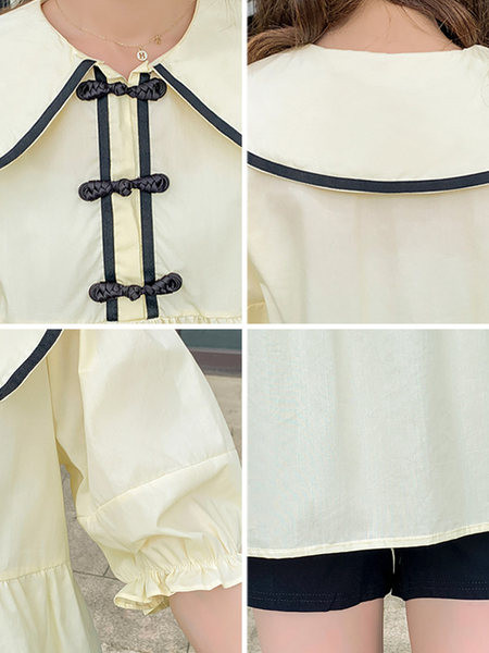 Модерна риза с 3/4 ръкав за бременни