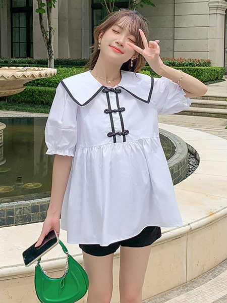 Модерна риза с 3/4 ръкав за бременни