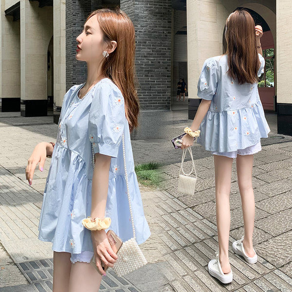 Motinystės marškinėliai trumpomis rankovėmis