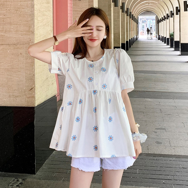 Motinystės marškinėliai trumpomis rankovėmis