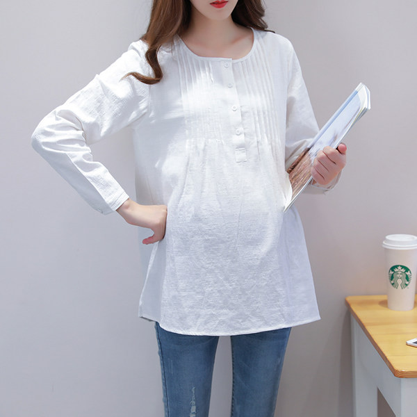 Ανοιξιάτικο-φθινοπωρινό πουκάμισο με μακριά μανίκια