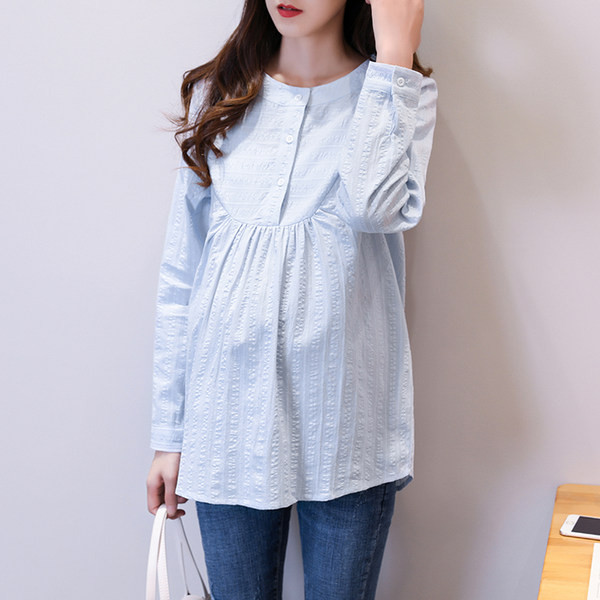 Μακρυμάνικο casual πουκάμισο εγκυμοσύνης