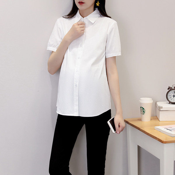 Καλοκαιρινό κοντομάνικο πουκάμισο εγκυμοσύνης