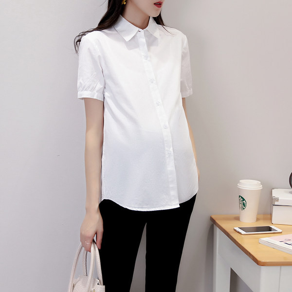 Καλοκαιρινό κοντομάνικο πουκάμισο εγκυμοσύνης