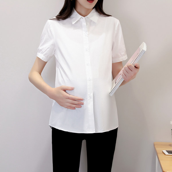 Καλοκαιρινό κοντομάνικο πουκάμισο εγκυμοσύνης