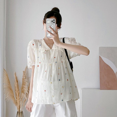 Novi model trudničke majice s V izrezom