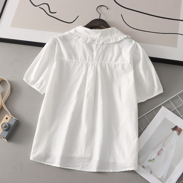 Μοντέρνο γυναικείο πουκάμισο εγκυμοσύνης με κέντημα