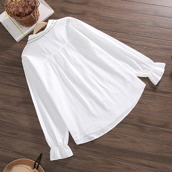 Elegantna trudnička majica dugih rukava s vrpcom