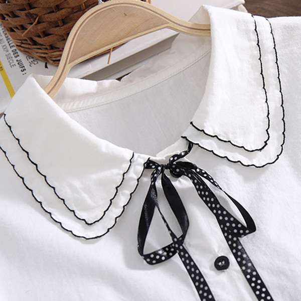 Elegantna trudnička majica dugih rukava s vrpcom