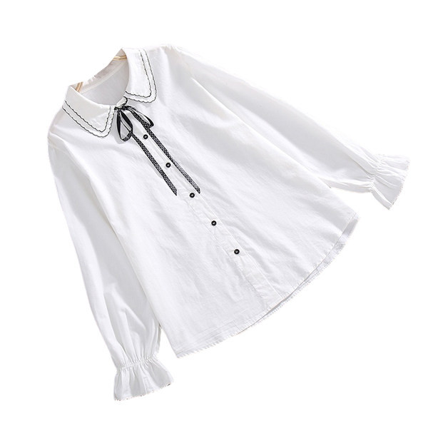 Elegantna trudnička majica dugih rukava s vrpcom