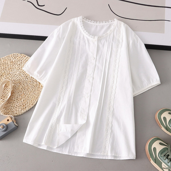 Καλοκαιρινό πουκάμισο εγκυμοσύνης με κέντημα