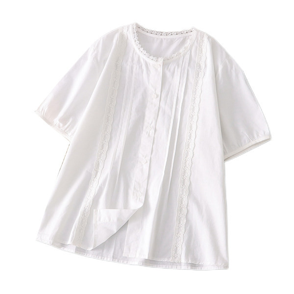 Καλοκαιρινό πουκάμισο εγκυμοσύνης με κέντημα