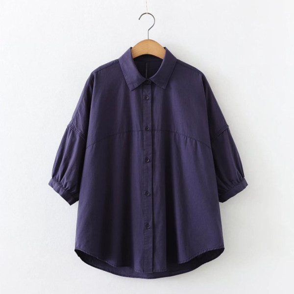 Ljetna skraćena trudnička košulja 3/4 rukava