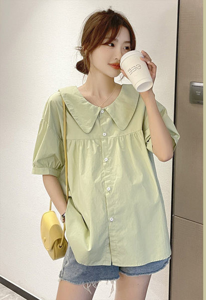 Novi model ženske majice za trudnice s okruglim izrezom