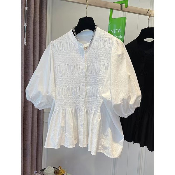 Γυναικείο πουκάμισο εγκυμοσύνης με φουσκωτά μανίκια