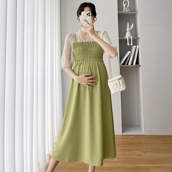 Ženska trudnička haljina, model izreza