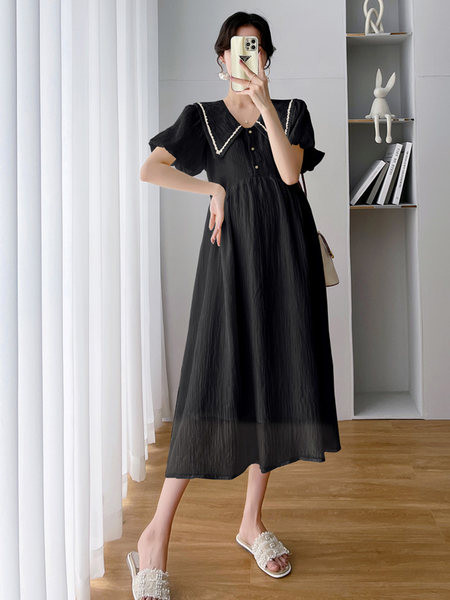 Ženska ljetna haljina za trudnice kratkih rukava