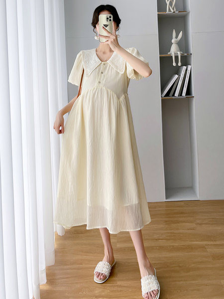 Ženska ljetna haljina za trudnice kratkih rukava