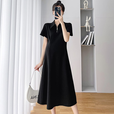 Γυναικείο casual φόρεμα με κοντά μανίκια - τρία χρώματα