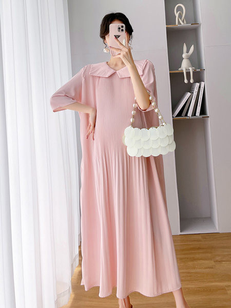 Široka plisirana suknja za trudnice