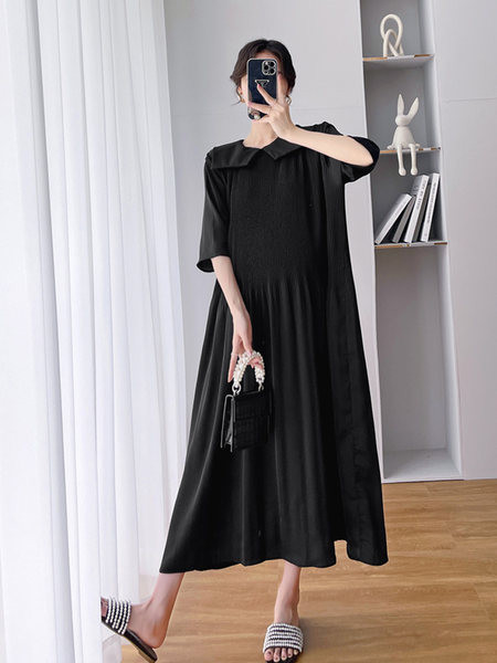 Široka plisirana suknja za trudnice