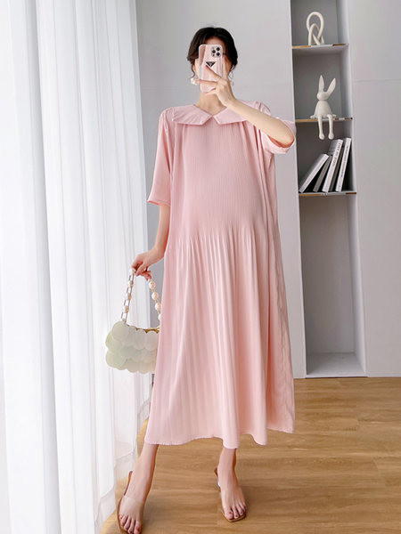 Široka plisirana suknja za trudnice