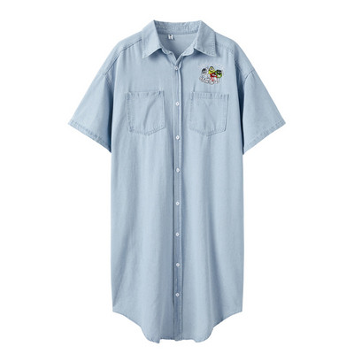 Široka teksas trudnička haljina