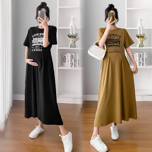 Pamučna haljina s izrezima i cvjetnim printom