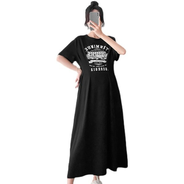 Pamučna haljina s izrezima i cvjetnim printom