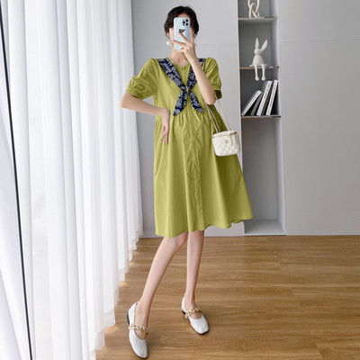 Kroj kroja ljetne haljine za trudnice