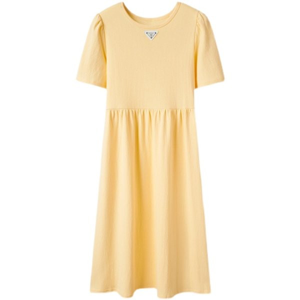 Φόρεμα εγκυμοσύνης με διάφανο σχέδιο με κοντό μανίκι μοτίβο