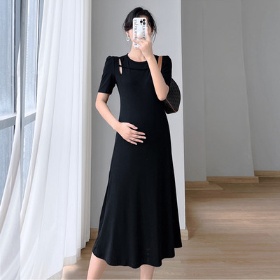 Καλοκαιρινό φόρεμα με κομμένο σχέδιο για εγκύους