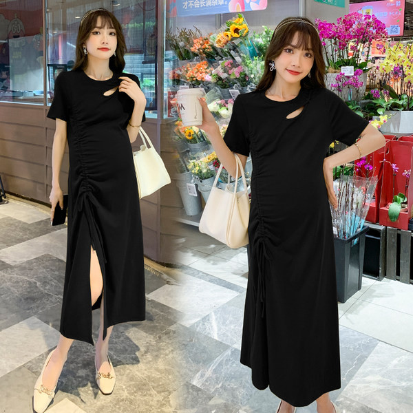 Novi model ženske trudničke haljine sa prorezom