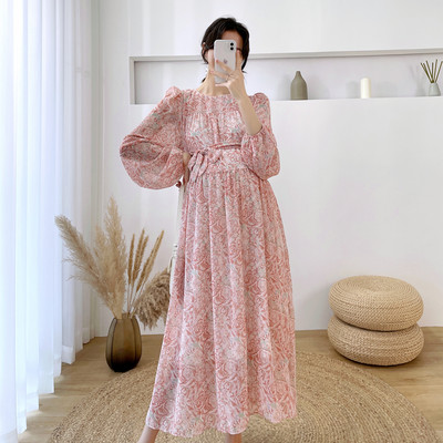 Γυναικείο Μίντι Μακρυμάνικο Φόρεμα εγκυμοσύνης